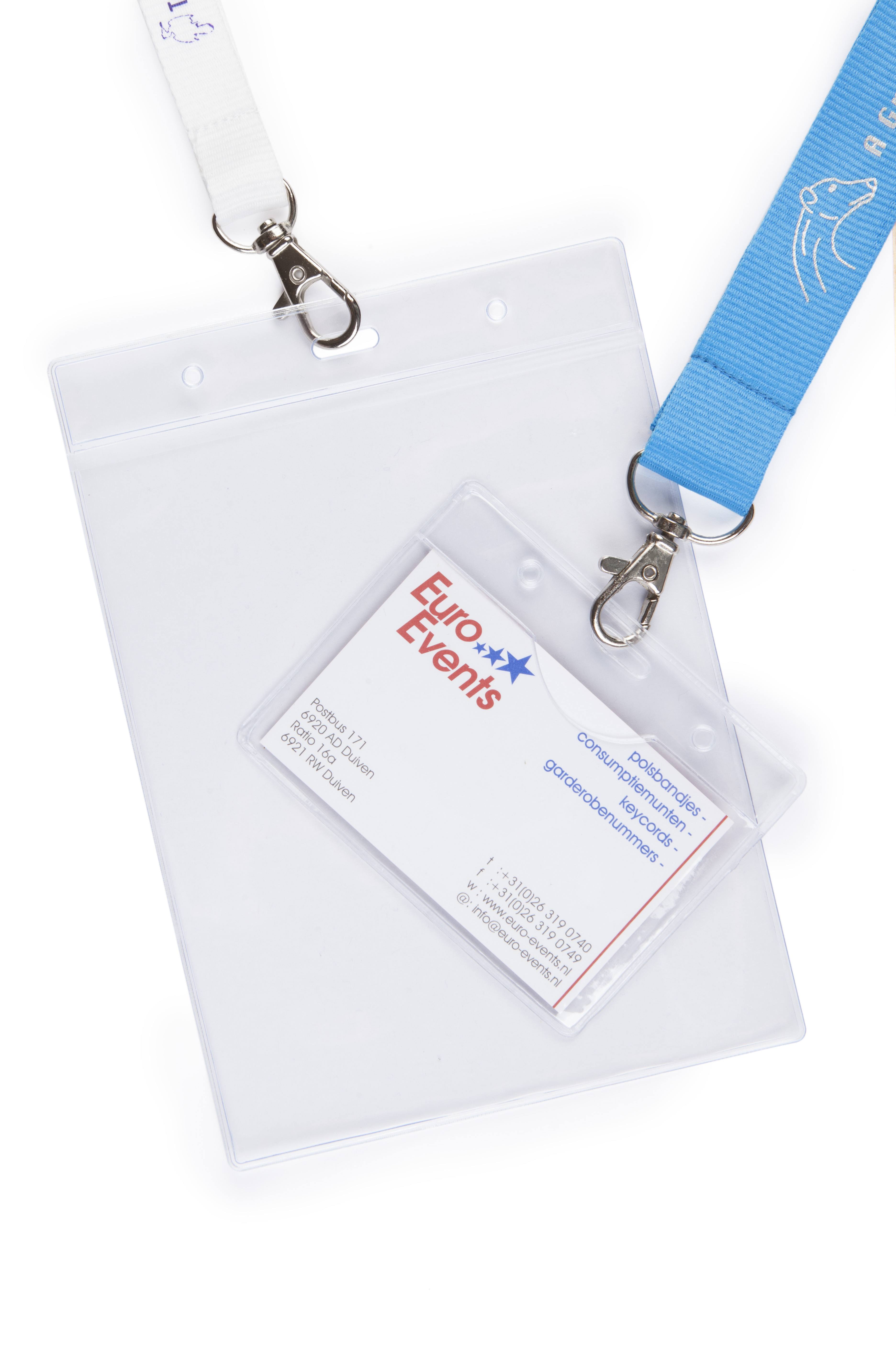 Lanyard met pashouder voor evenementen