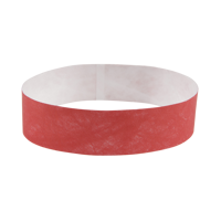 Tyvek polsbandje onbedrukt 19mm/25mm Oranje Rood